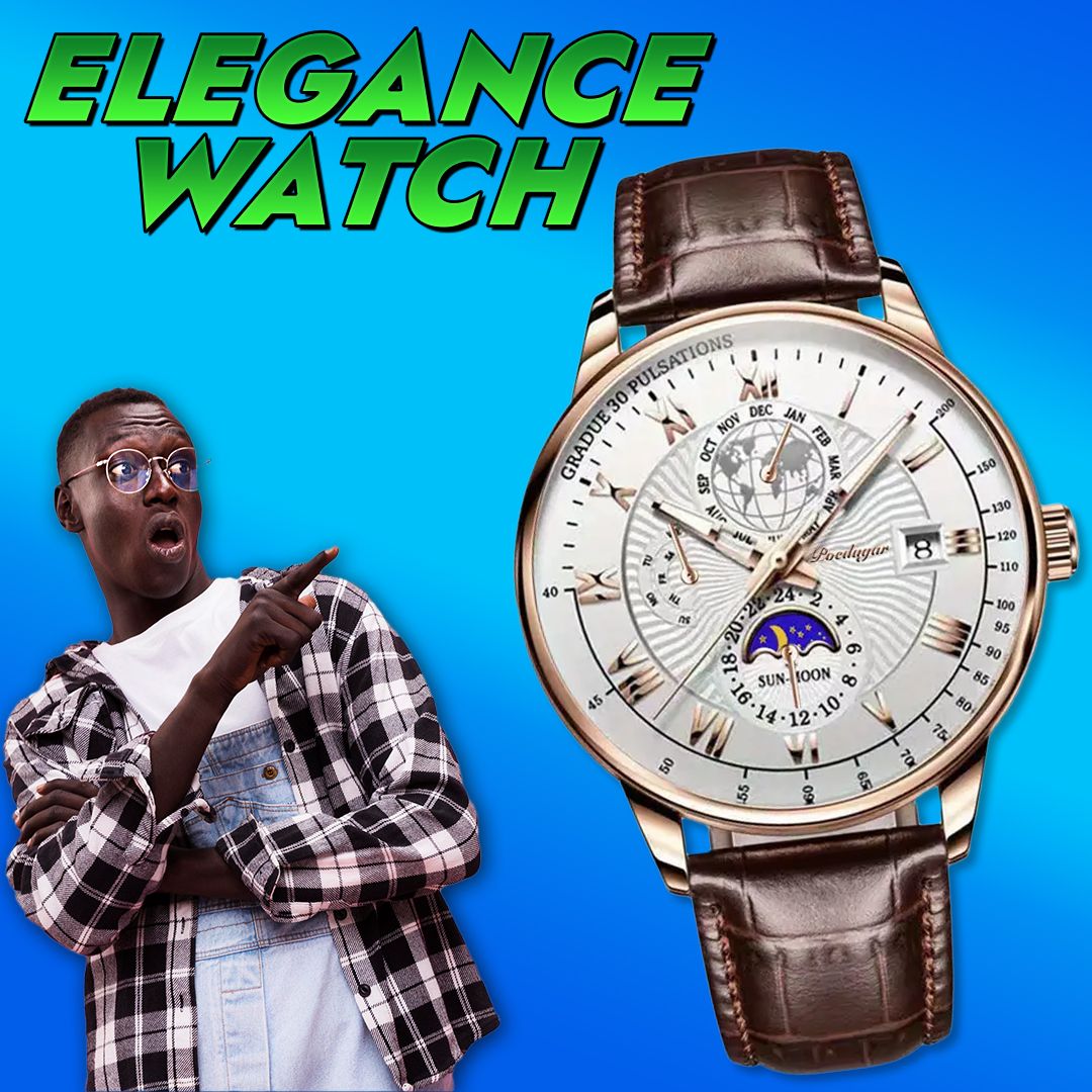 Montre de luxe Luminous POEDAGAR pour homme-GNK