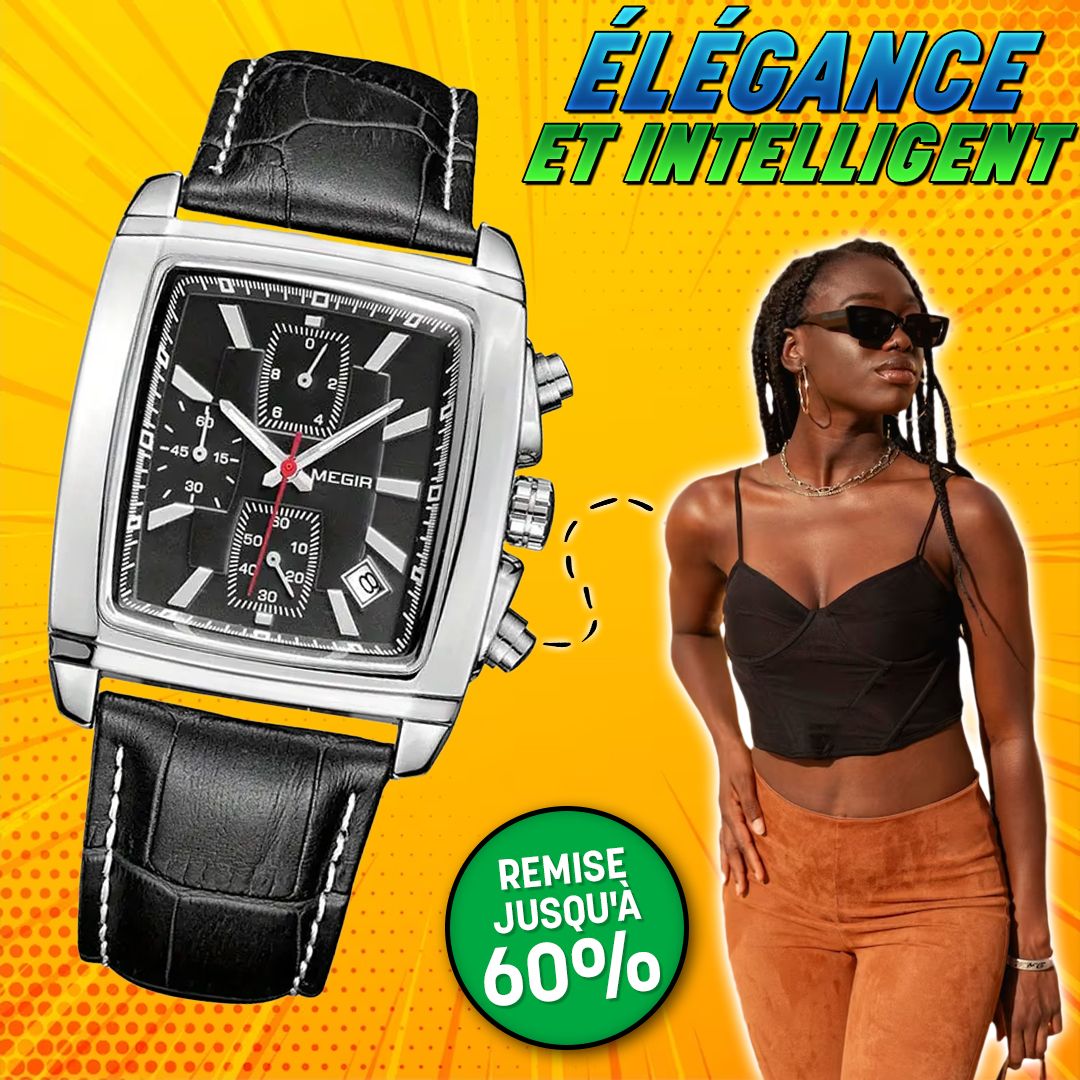 Montre MEGIR de luxe pour homme-COD