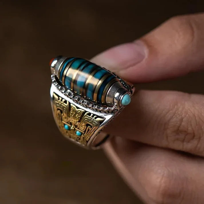Bague dragon rotative-COD