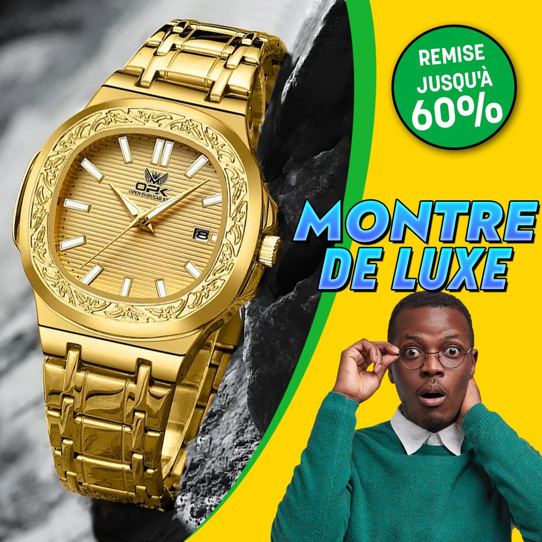 MONTRE DE LUXE OPK GOLD
