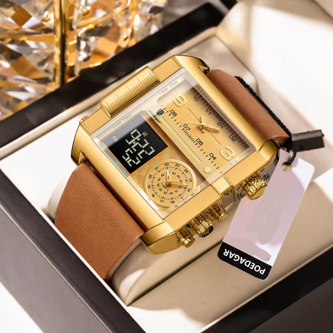 POEDAGAR Montre de sport pour Homme -BRK