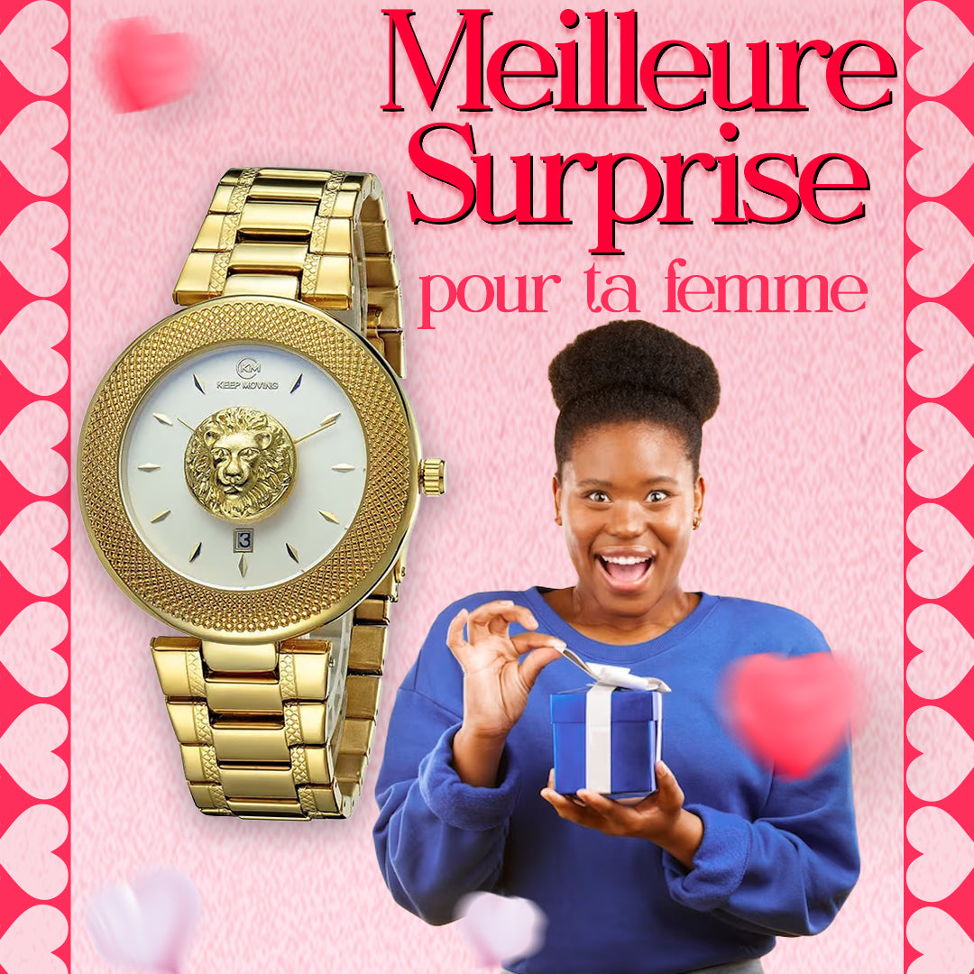 Montre du luxe LION pour femme-COD