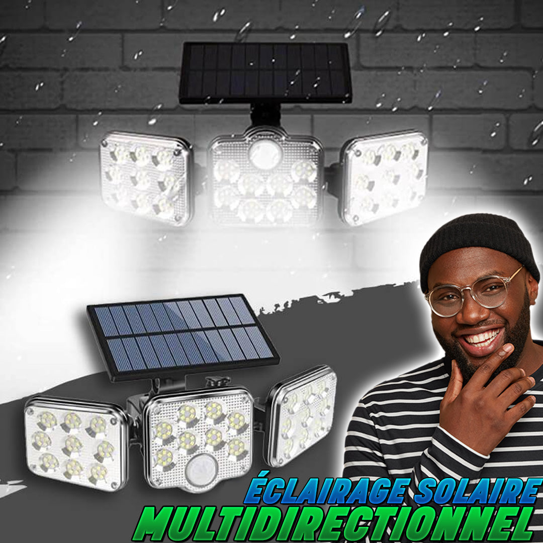 LED Triple Solar Wall Light-COD 